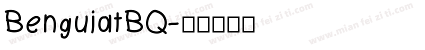BenguiatBQ字体转换