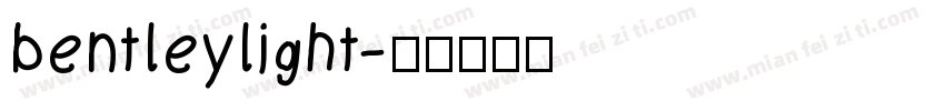 bentleylight字体转换