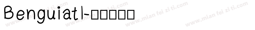 BenguiatI字体转换