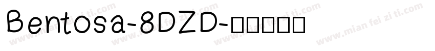 Bentosa-8DZD字体转换