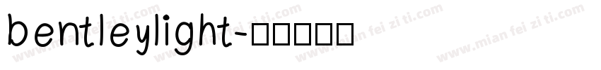 bentleylight字体转换