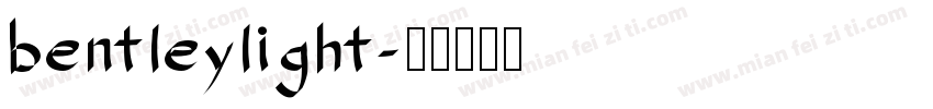 bentleylight字体转换