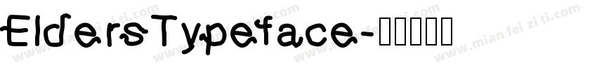 EldersTypeface字体转换