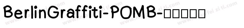 BerlinGraffiti-POMB字体转换