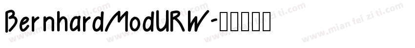 BernhardModURW字体转换