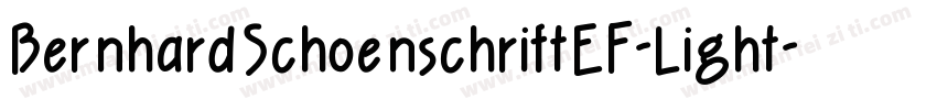 BernhardSchoenschriftEF-Light字体转换