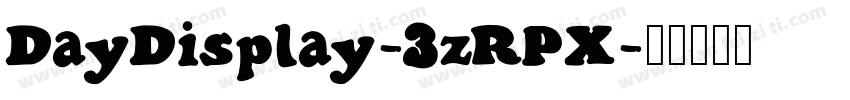 DayDisplay-3zRPX字体转换