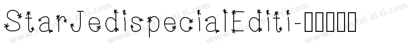 StarJedispecialEditi字体转换