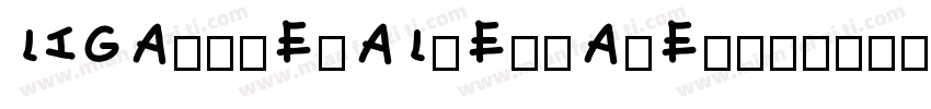 LIGATURESALTERNATES字体转换