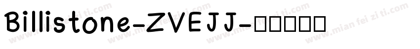 Billistone-ZVEJJ字体转换