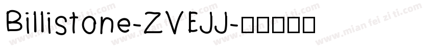 Billistone-ZVEJJ字体转换