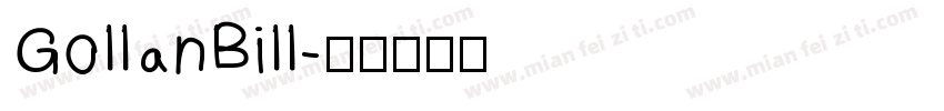 GollanBill字体转换