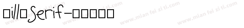 BillySerif字体转换