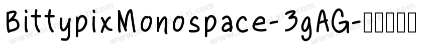 BittypixMonospace-3gAG字体转换