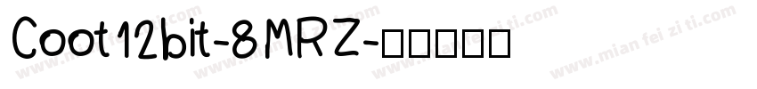 Coot12bit-8MRZ字体转换