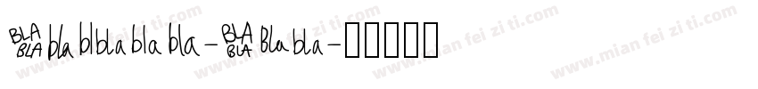 Aviano-Bla字体转换