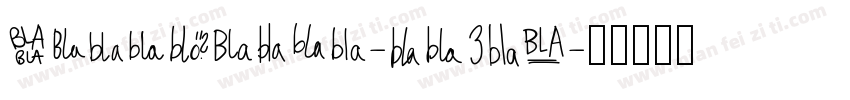 Blackburn-vm3zD字体转换