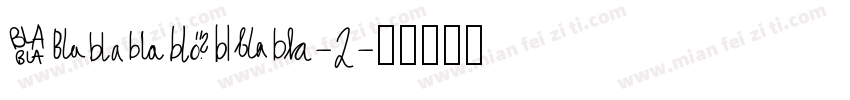 Blackish-2字体转换