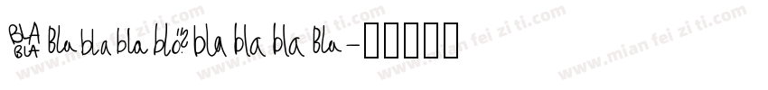 Blackpool字体转换