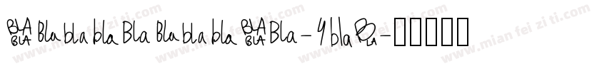 BlamblamBb-4zK字体转换