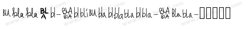 ReeJi-BigRuixain-Bla字体转换