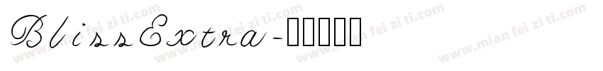 BlissExtra字体转换