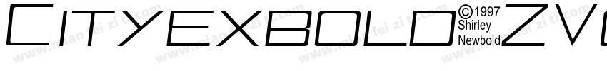 Cityexbold-ZVox字体转换