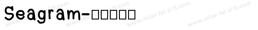 Seagram字体转换