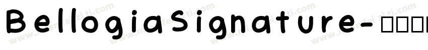 BellogiaSignature字体转换