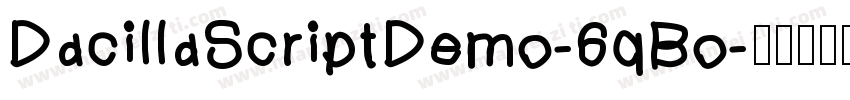 DacillaScriptDemo-6qBo字体转换