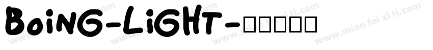 Boing-Light字体转换