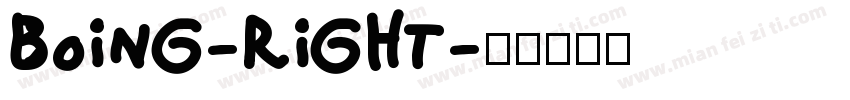 Boing-Right字体转换