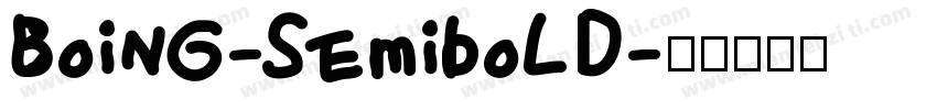 Boing-Semibold字体转换