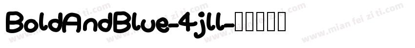 BoldAndBlue-4jll字体转换