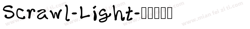 Scrawl-Light字体转换