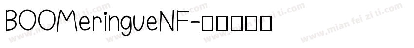 BOOMeringueNF字体转换