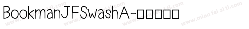 BookmanJFSwashA字体转换
