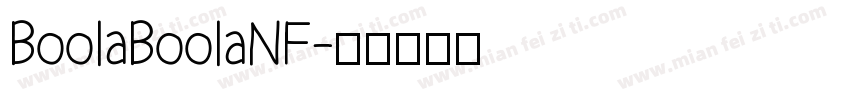 BoolaBoolaNF字体转换