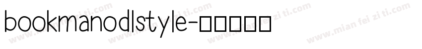 bookmanodlstyle字体转换