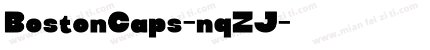 BostonCaps-nqZJ字体转换