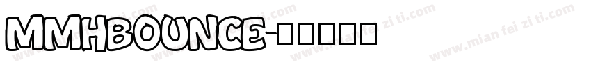 MMHBounce字体转换