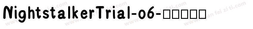 NightstalkerTrial-o6字体转换