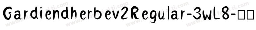 Gardiendherbev2Regular-3wL8字体转换
