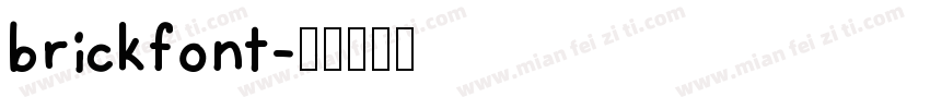 brickfont字体转换