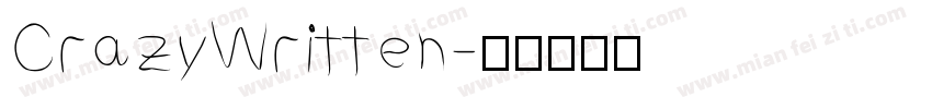 CrazyWritten字体转换