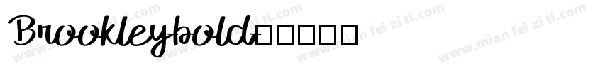 Brookley-bold字体转换