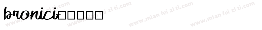 bronici字体转换