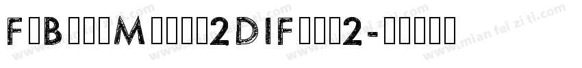 FzBookMaker2DIFont2字体转换