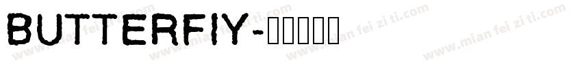BUTTERFIY字体转换