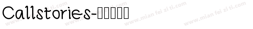 Callstories字体转换